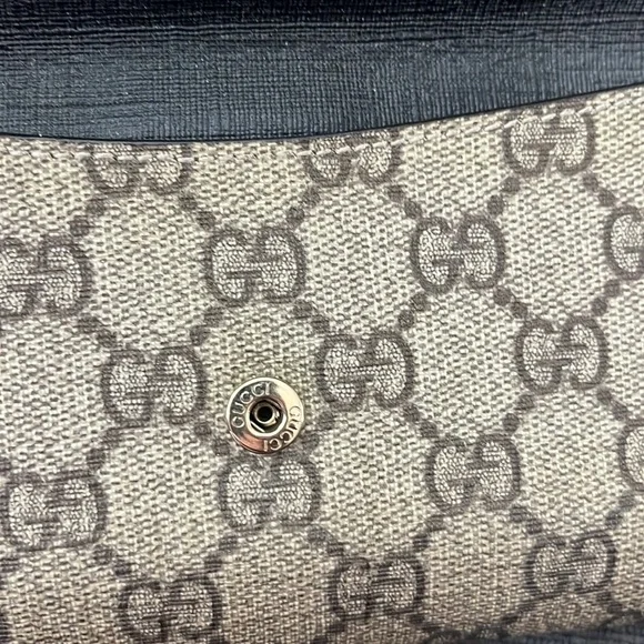 GUCCI supreme GG beige brown coated canvas wallet - Picture 13 of 13